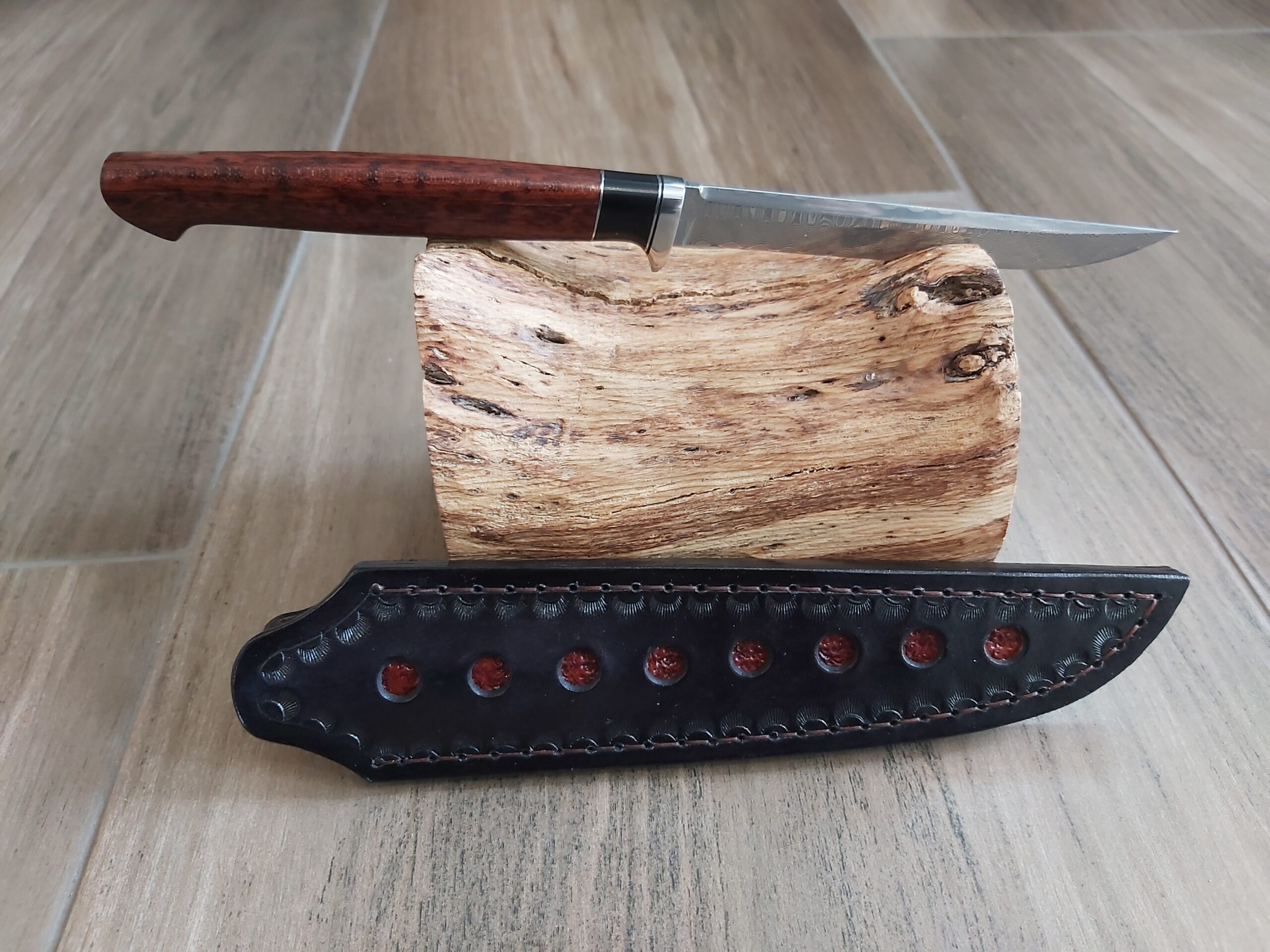 Нож за мезе с дръжка от змийско дърво - Image 2