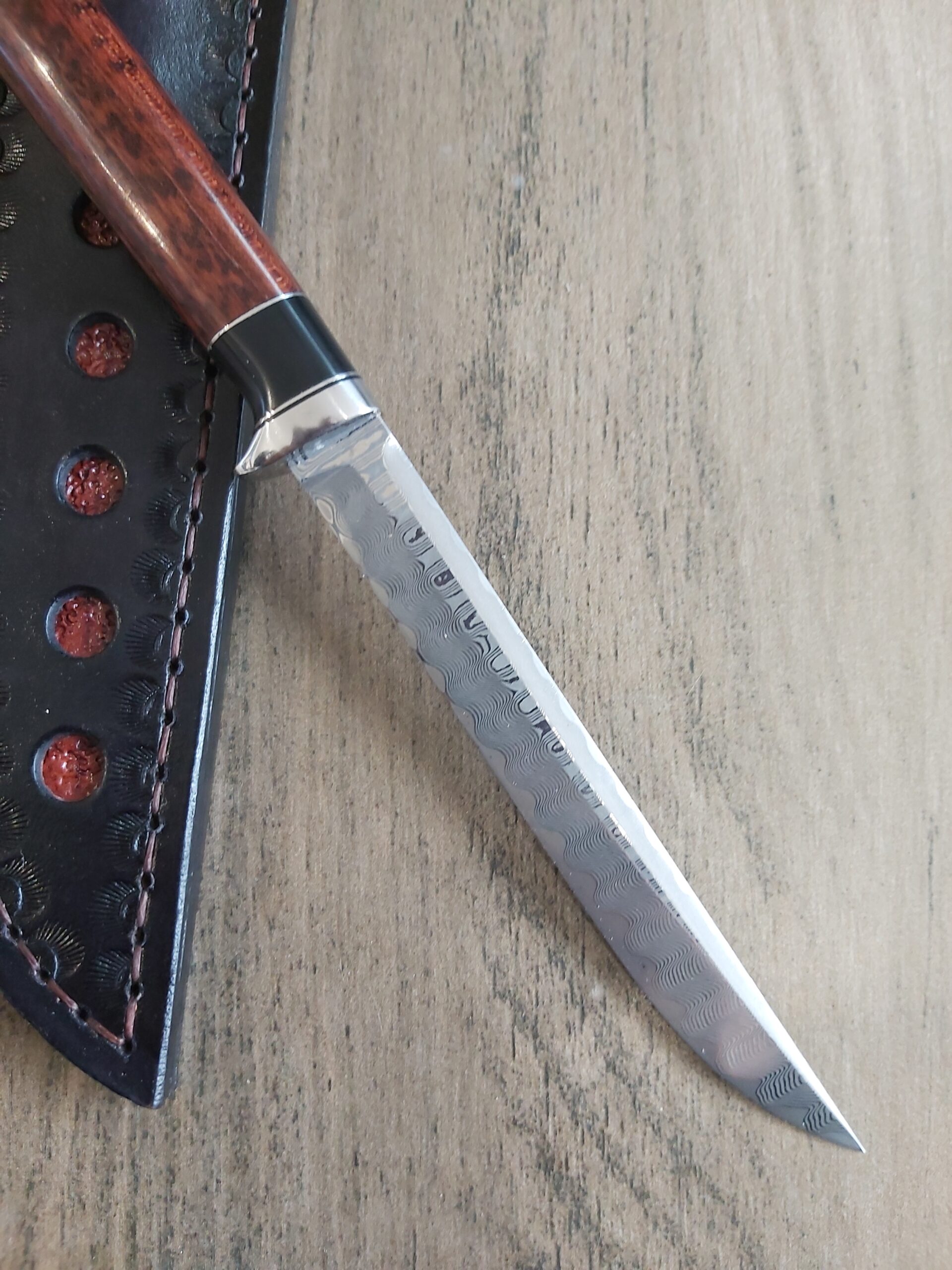 Нож за мезе с дръжка от змийско дърво - Image 5