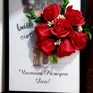 3D картина с рози