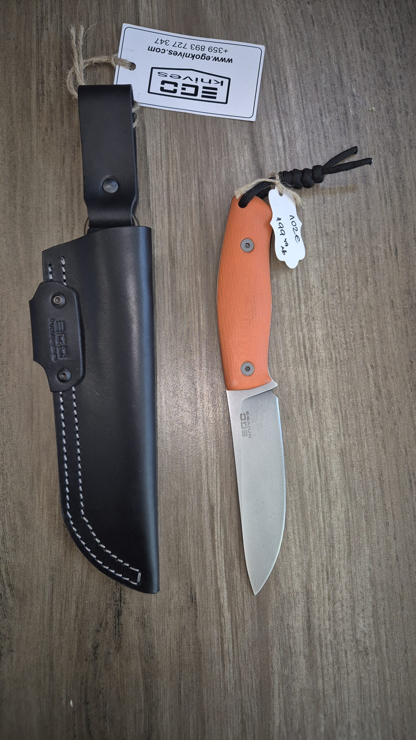 Фабричен нож Ego модел 39 orange - Image 3